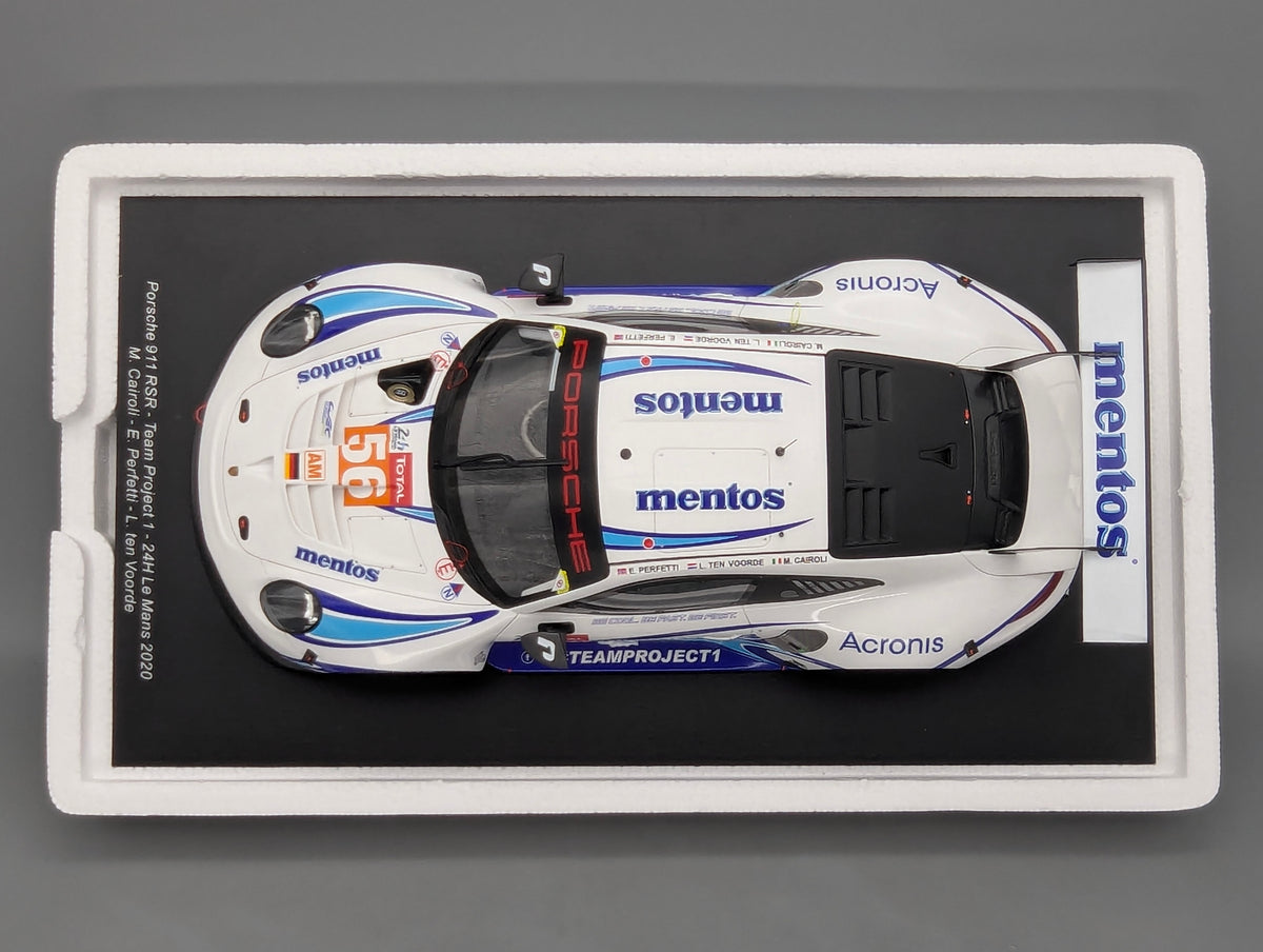 Modellautos 1:18 Spark 18S560 Porsche 911 RSR 24h Le Mans 2020 #56 mit OVP