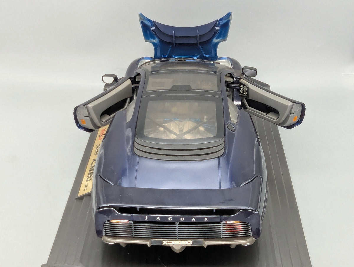 Modellautos 1:12 Maisto Jaguar XJ 220 1992 Dunkelblau mit OVP