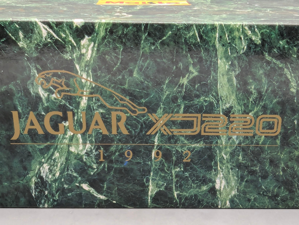 Modellautos 1:12 Maisto Jaguar XJ 220 1992 Dunkelblau mit OVP