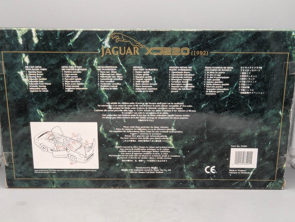 Modellautos 1:12 Maisto Jaguar XJ 220 1992 Dunkelblau mit OVP