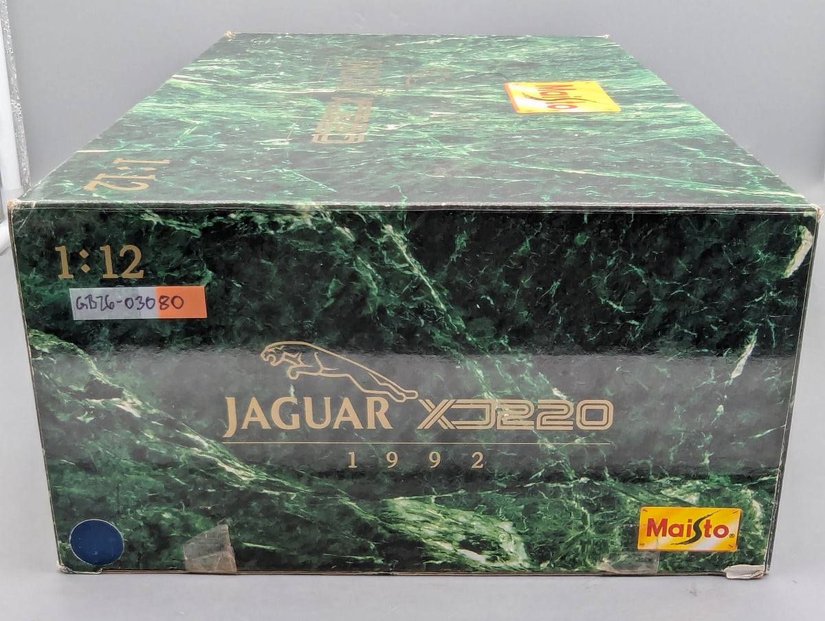 Modellautos 1:12 Maisto Jaguar XJ 220 1992 Dunkelblau mit OVP