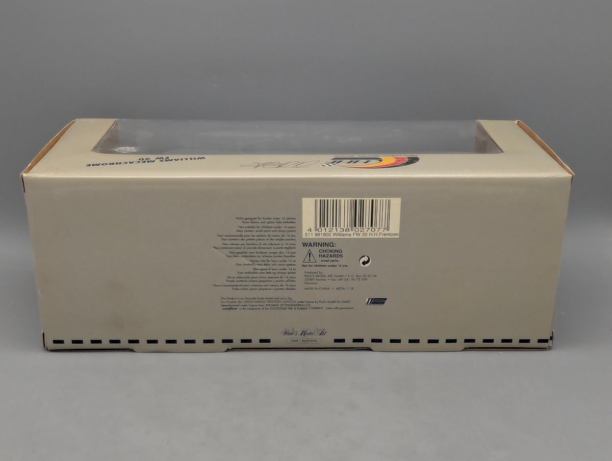 Modellautos 1:18 Minichamps Williams Renault FW19 1997 #4 H. H. Frentzen mit OVP