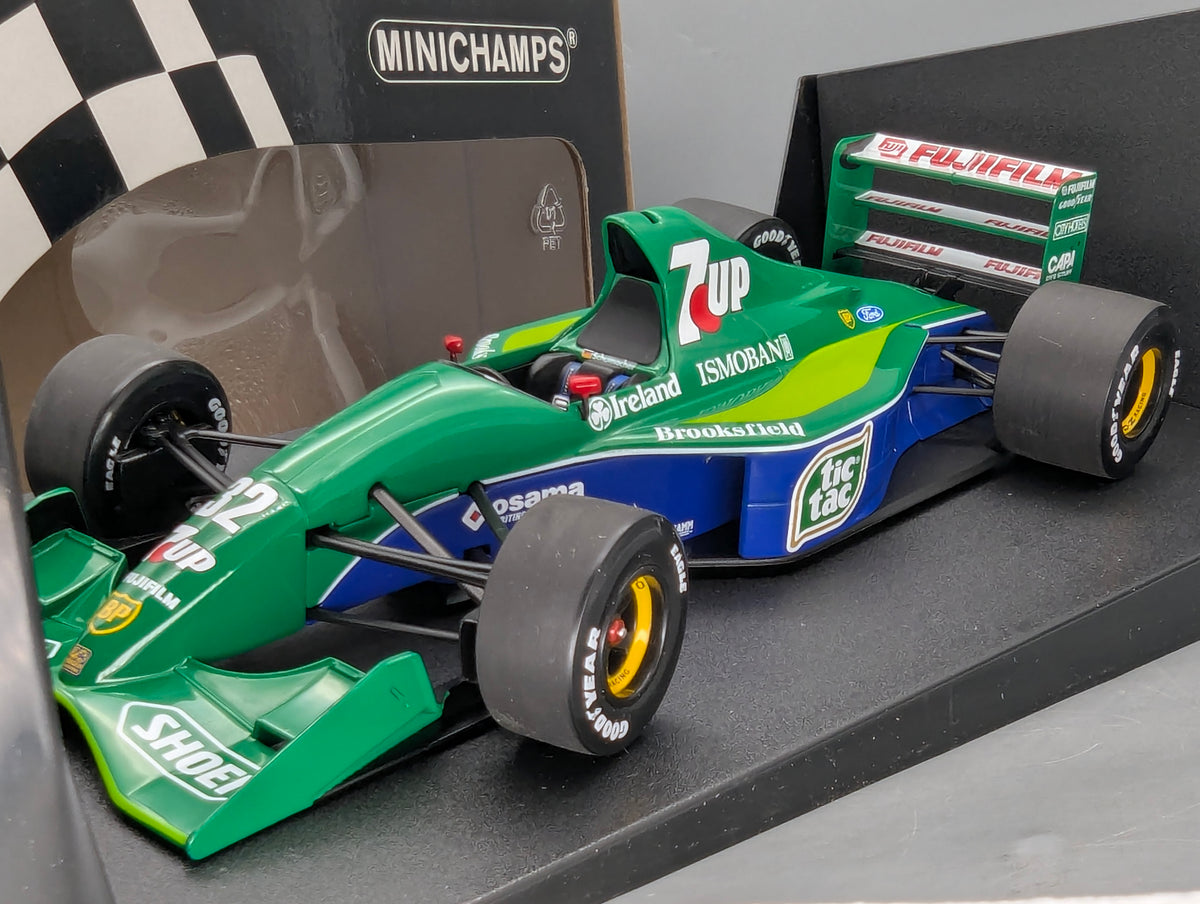 Modellautos 1:18 Minichamps Jordan Ford 191 Belgian GP 1991 #32 M. Schumacher mit OVP