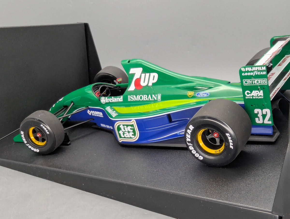 Modellautos 1:18 Minichamps Jordan Ford 191 Belgian GP 1991 #32 M. Schumacher mit OVP