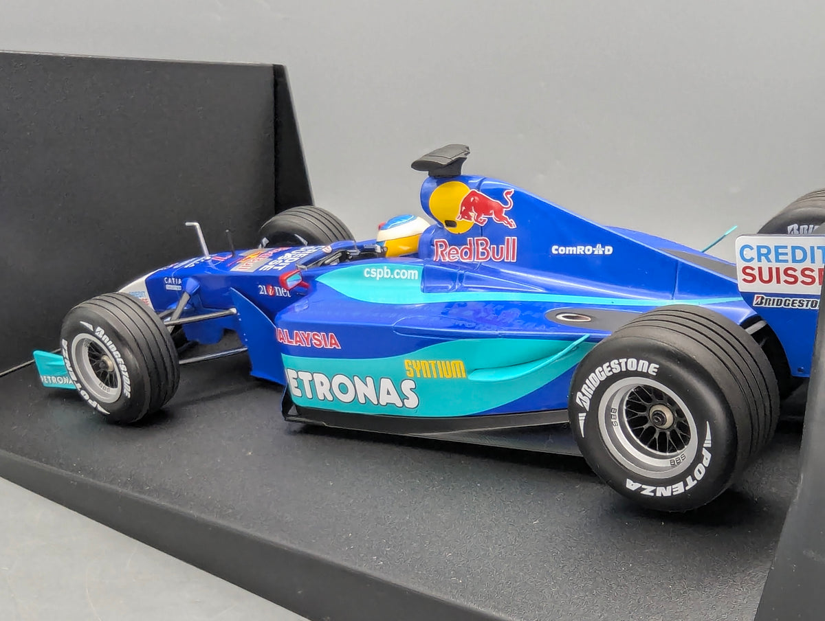 Modellautos 1:18 Minichamps Sauber Petronas Showcar 2002 #7 Nick Heidfeld mit OVP