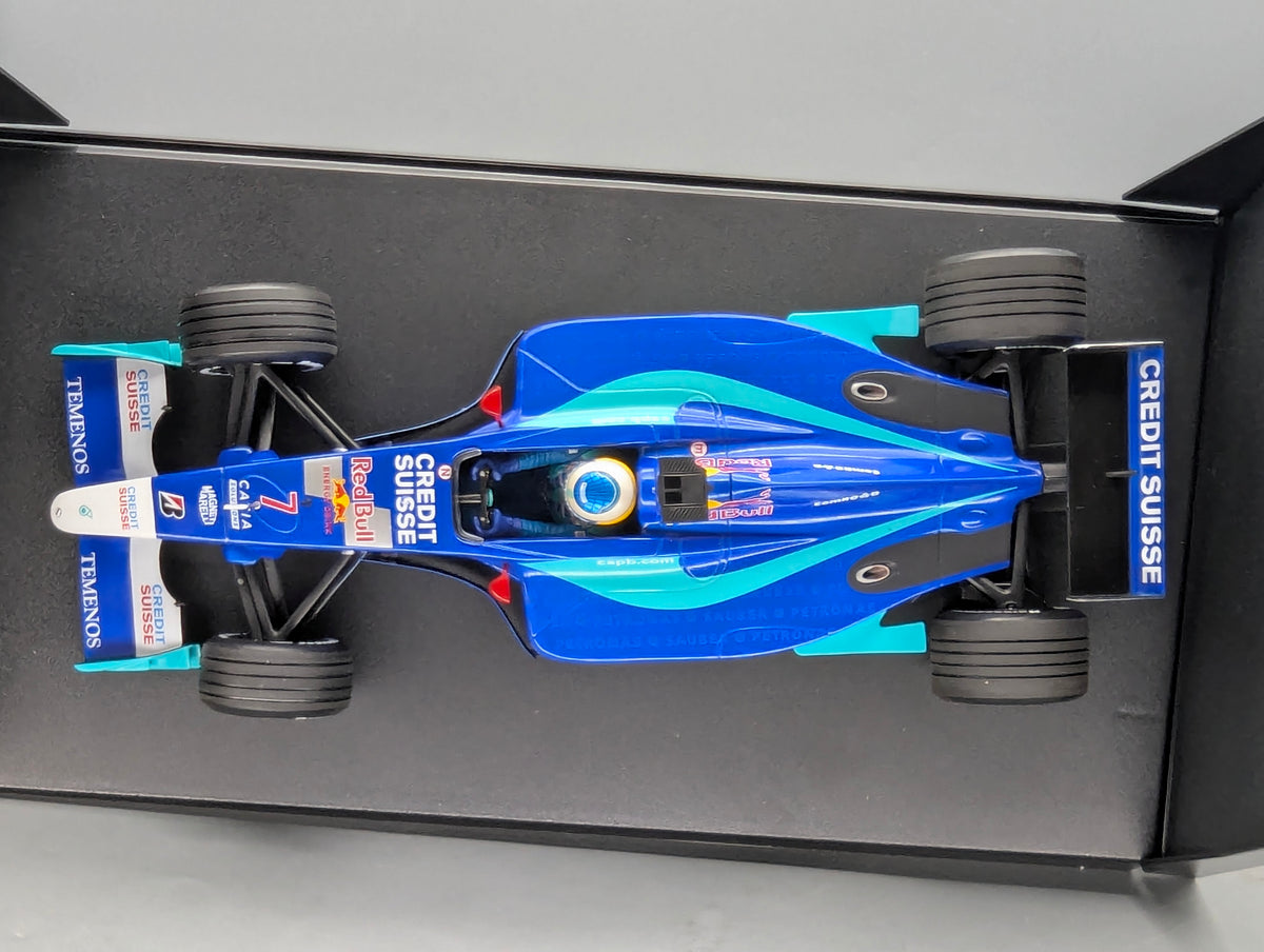Modellautos 1:18 Minichamps Sauber Petronas Showcar 2002 #7 Nick Heidfeld mit OVP