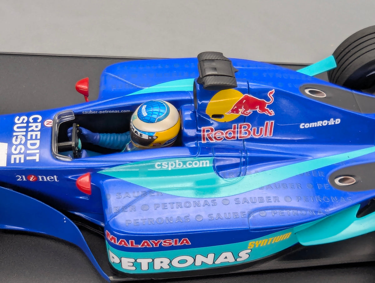 Modellautos 1:18 Minichamps Sauber Petronas Showcar 2002 #7 Nick Heidfeld mit OVP