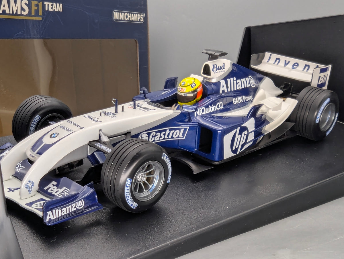 Modellautos 1:18 Minichamps Williams F1 BMW FW26 2004 #4 Ralf Schumacher OVP