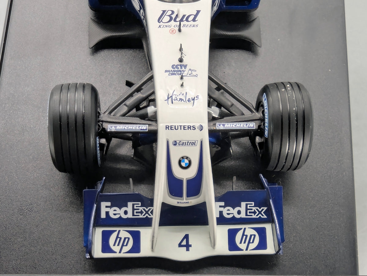 Modellautos 1:18 Minichamps Williams F1 BMW FW26 2004 #4 Ralf Schumacher OVP
