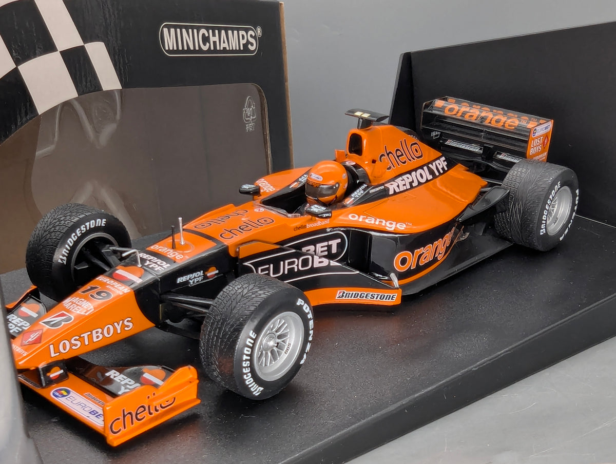 Modellautos 1:18 Minichamps Arrows Supertec A21 GP Canada 2000 #19 Verstappen OVP