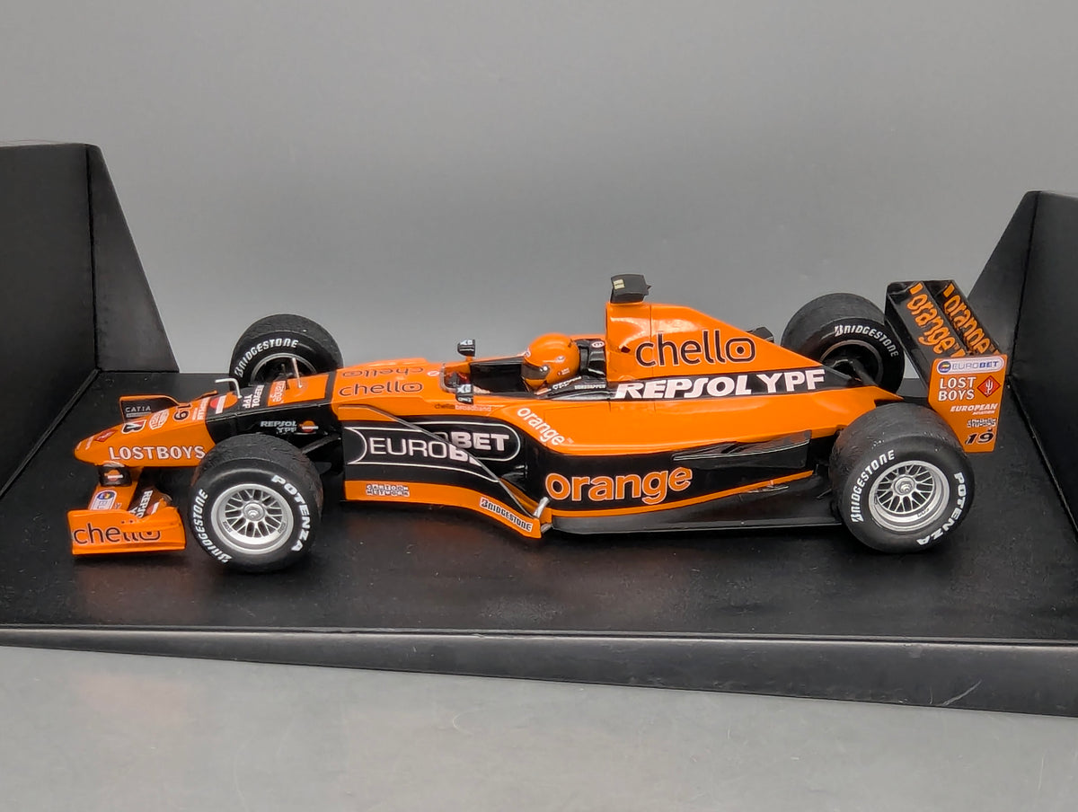 Modellautos 1:18 Minichamps Arrows Supertec A21 GP Canada 2000 #19 Verstappen OVP