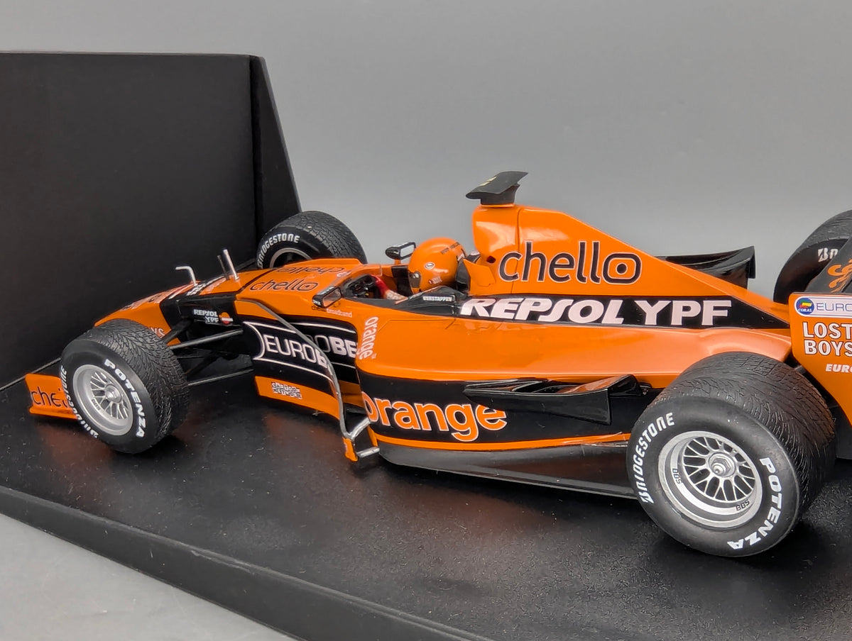 Modellautos 1:18 Minichamps Arrows Supertec A21 GP Canada 2000 #19 Verstappen OVP