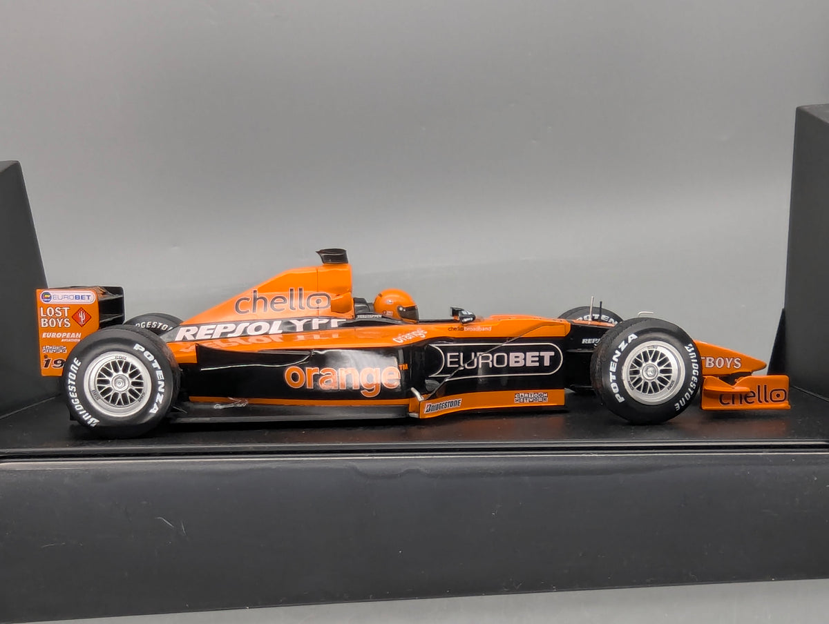 Modellautos 1:18 Minichamps Arrows Supertec A21 GP Canada 2000 #19 Verstappen OVP