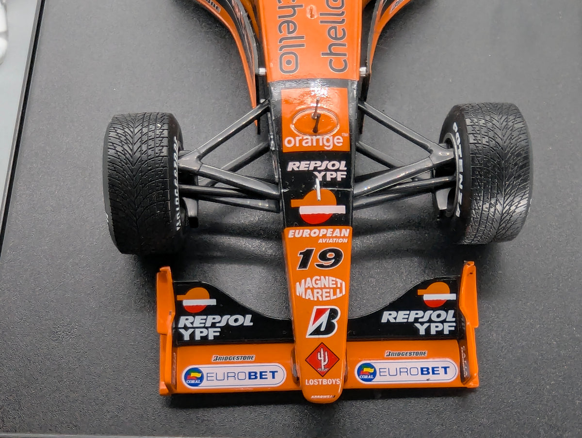 Modellautos 1:18 Minichamps Arrows Supertec A21 GP Canada 2000 #19 Verstappen OVP