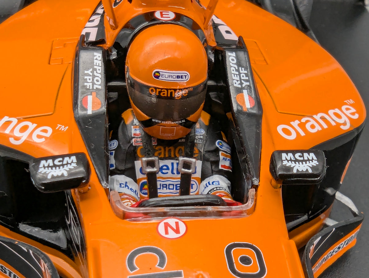 Modellautos 1:18 Minichamps Arrows Supertec A21 GP Canada 2000 #19 Verstappen OVP