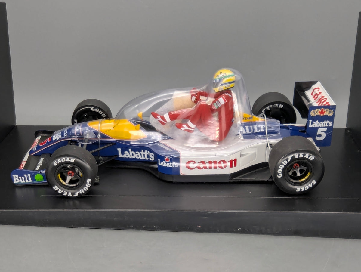 Modellautos 1:18 Minichamps Williams Renault FW14 1991 #5 Taxi Senna & Mansell OVP