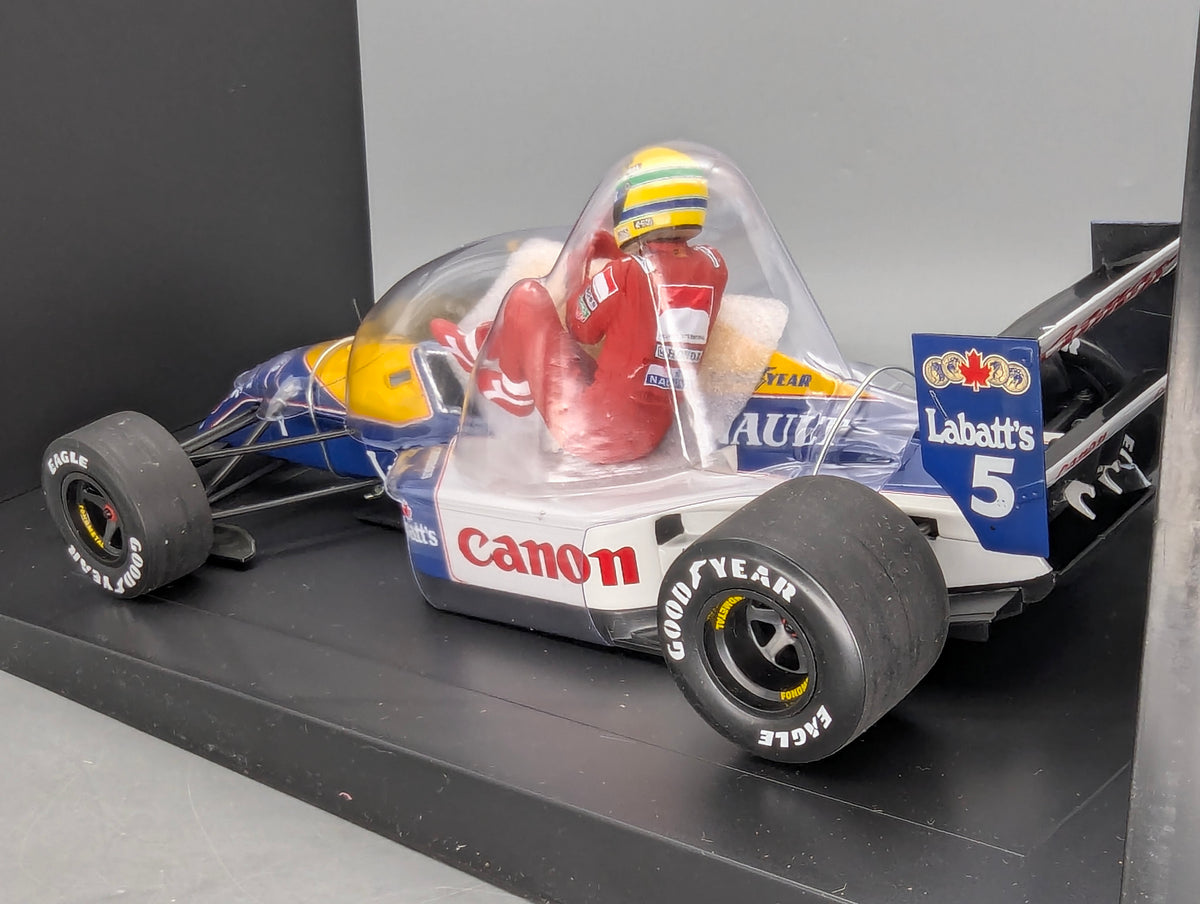 Modellautos 1:18 Minichamps Williams Renault FW14 1991 #5 Taxi Senna & Mansell OVP