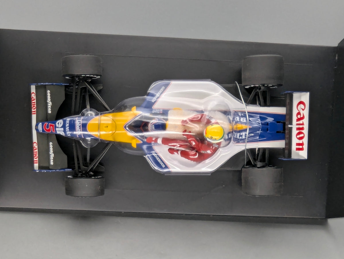 Modellautos 1:18 Minichamps Williams Renault FW14 1991 #5 Taxi Senna & Mansell OVP