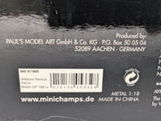 Modellautos 1:18 Minichamps Williams Renault FW14 1991 #5 Taxi Senna & Mansell OVP