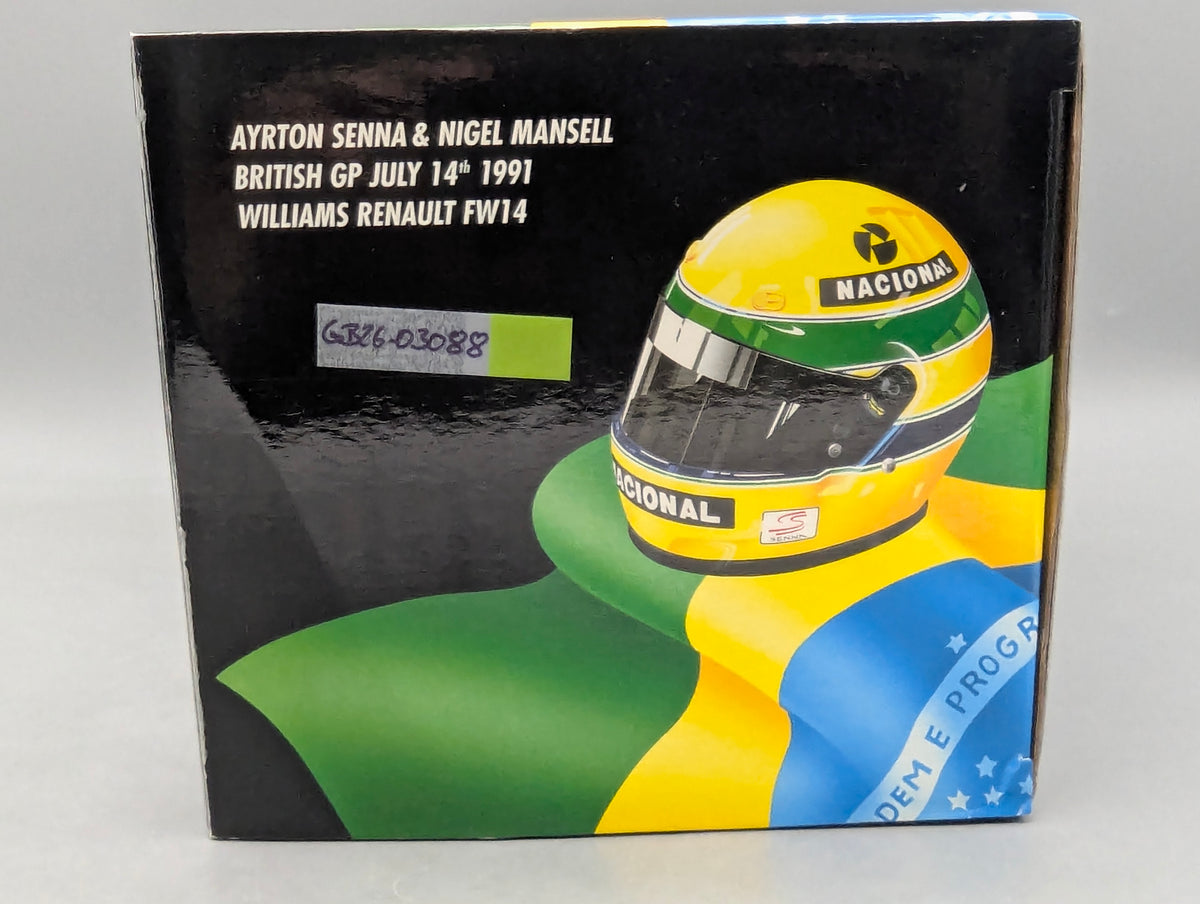Modellautos 1:18 Minichamps Williams Renault FW14 1991 #5 Taxi Senna & Mansell OVP