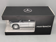 Modellautos 1:18 NZG Mercedes Maybach EQS 680 SUV Nauticblau Hightechsilber OVP