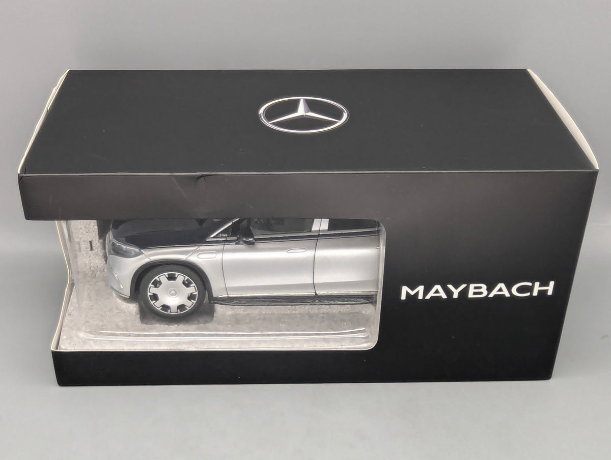 Modellautos 1:18 NZG Mercedes Maybach EQS 680 SUV Nauticblau Hightechsilber OVP