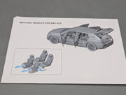 Modellautos 1:18 NZG Mercedes Maybach EQS 680 SUV Nauticblau Hightechsilber OVP