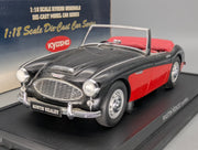 Modellautos 1:18 Kyosho 08141KR Austin Healey 3000 MK-1 Black Red mit OVP