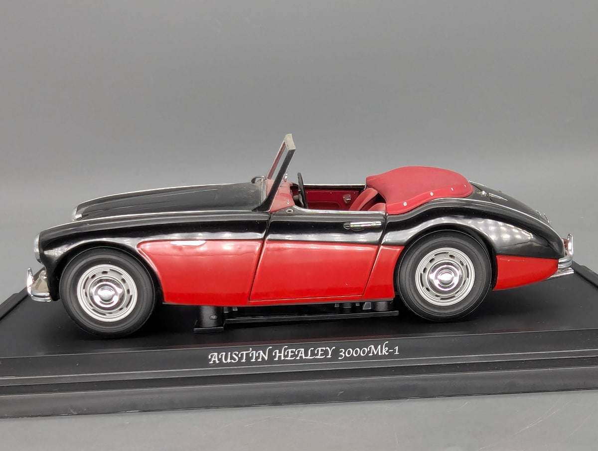 Modellautos 1:18 Kyosho 08141KR Austin Healey 3000 MK-1 Black Red mit OVP