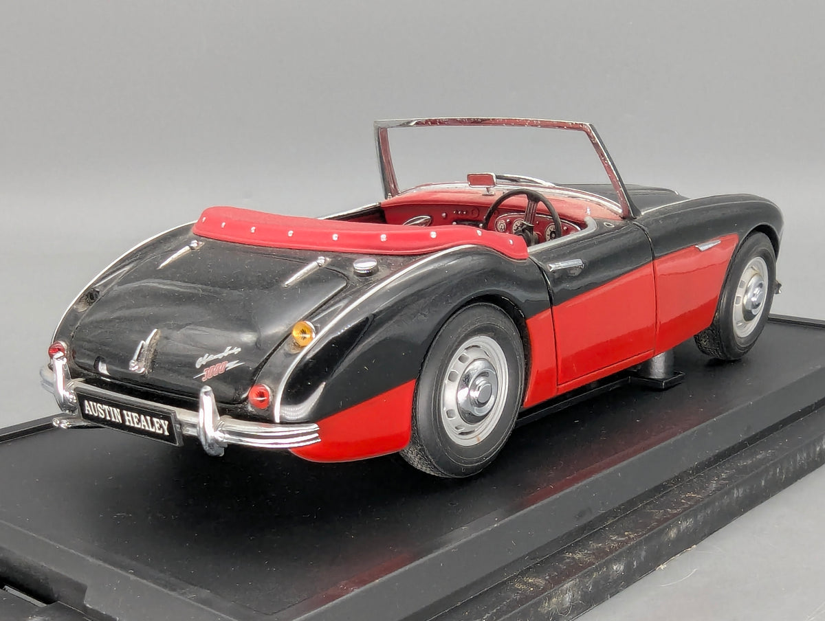 Modellautos 1:18 Kyosho 08141KR Austin Healey 3000 MK-1 Black Red mit OVP
