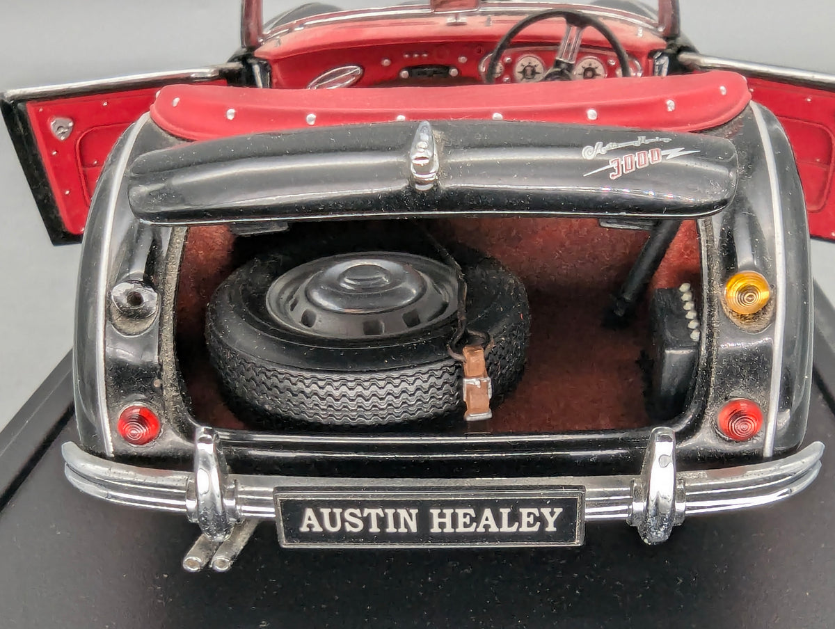Modellautos 1:18 Kyosho 08141KR Austin Healey 3000 MK-1 Black Red mit OVP