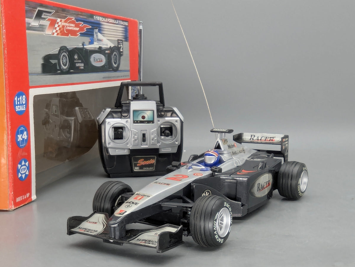 RC Modellautos 1:18 Da Chang Formel 1 Mercedes Racer #2 mit Funkfernbedienung in OVP