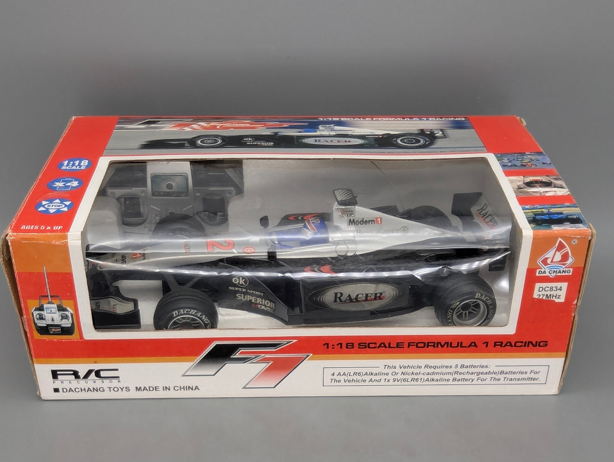 RC Modellautos 1:18 Da Chang Formel 1 Mercedes Racer #2 mit Funkfernbedienung in OVP