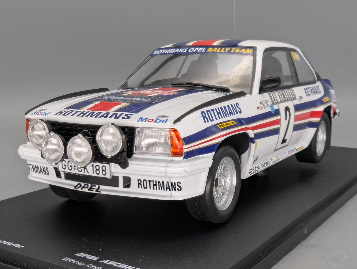 Modellautos 1:18 Werk83 Opel Ascona 400 WINNER RMC 1982 #2 Röhrl & Geistdörfer OVP