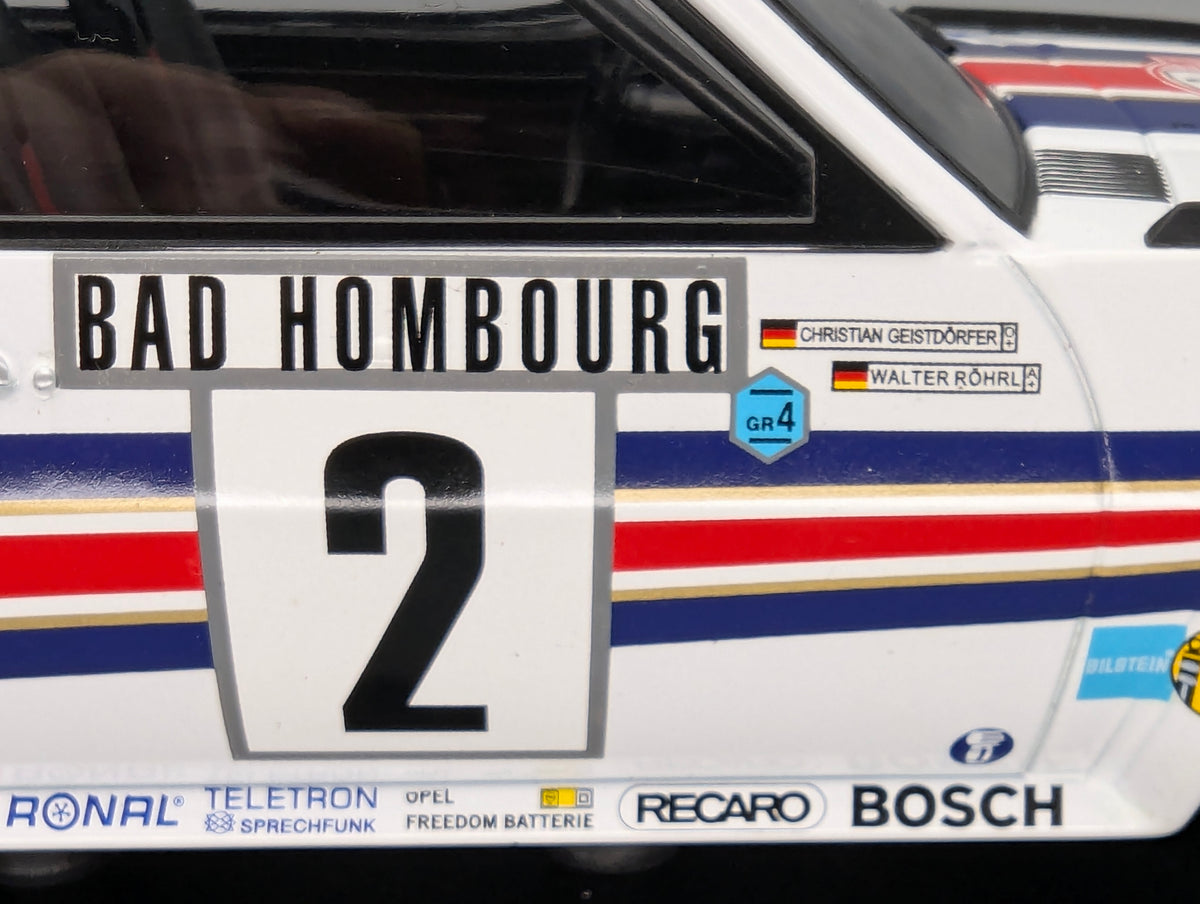 Modellautos 1:18 Werk83 Opel Ascona 400 WINNER RMC 1982 #2 Röhrl & Geistdörfer OVP