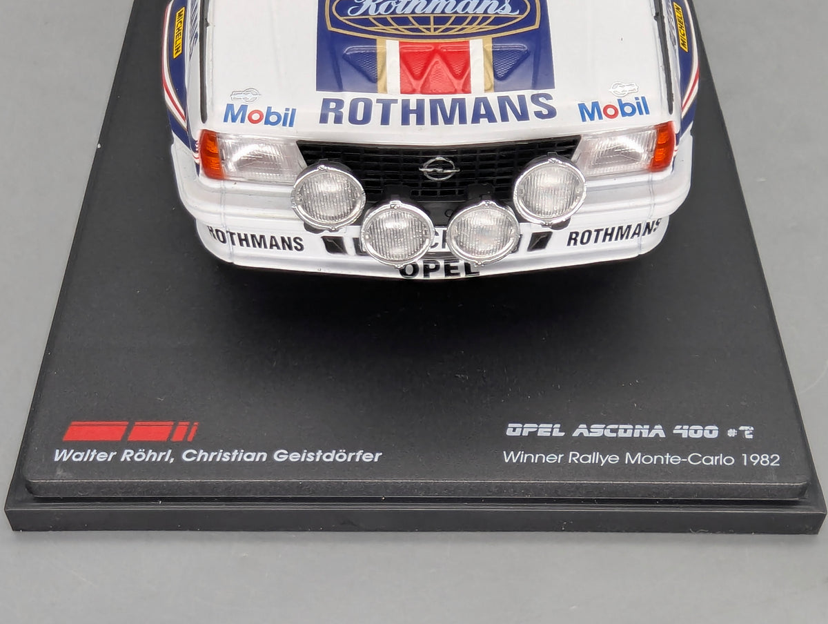 Modellautos 1:18 Werk83 Opel Ascona 400 WINNER RMC 1982 #2 Röhrl & Geistdörfer OVP