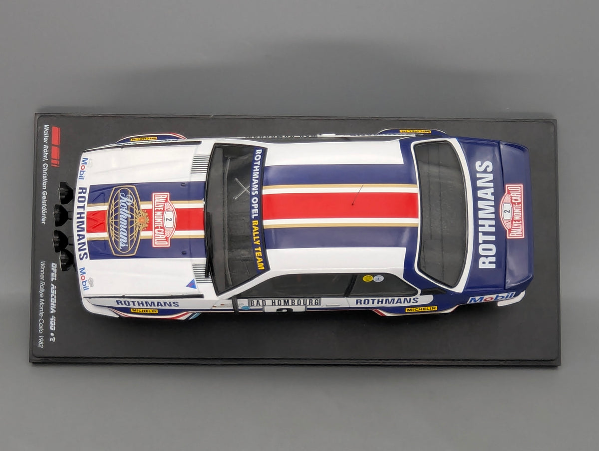 Modellautos 1:18 Werk83 Opel Ascona 400 WINNER RMC 1982 #2 Röhrl & Geistdörfer OVP