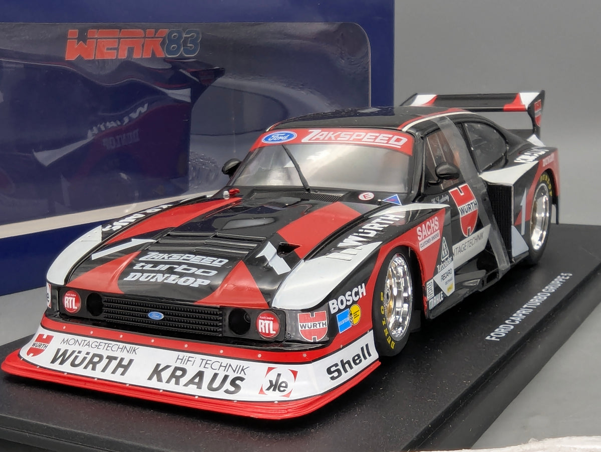 Modellautos 1:18 Werk83 Ford Capri Turbo Gr.5 DRM 1980 #1 K. Ludwig mit OVP