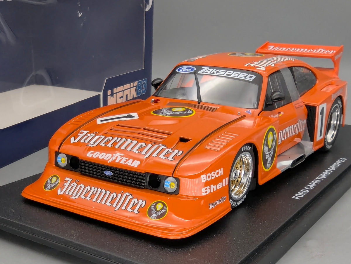 Modellautos 1:18 Werk83 Ford Capri Turbo Gr.5 DRM 1982 #1 K. Ludwig mit OVP