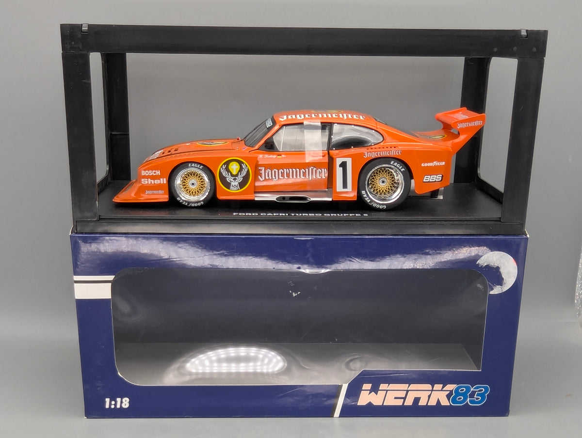 Modellautos 1:18 Werk83 Ford Capri Turbo Gr.5 DRM 1982 #1 K. Ludwig mit OVP