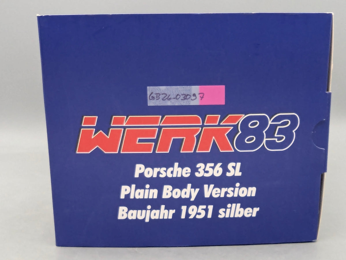 Modellautos 1:18 Werk83 Porsche 356 SL Plain Body 1951 Silber mit OVP