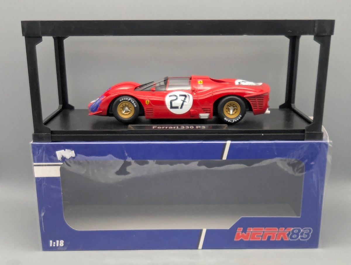 Modellautos 1:18 Werk83 Ferrari 330 P3 Spyder 24h Le Mans 1966 #27 mit OVP