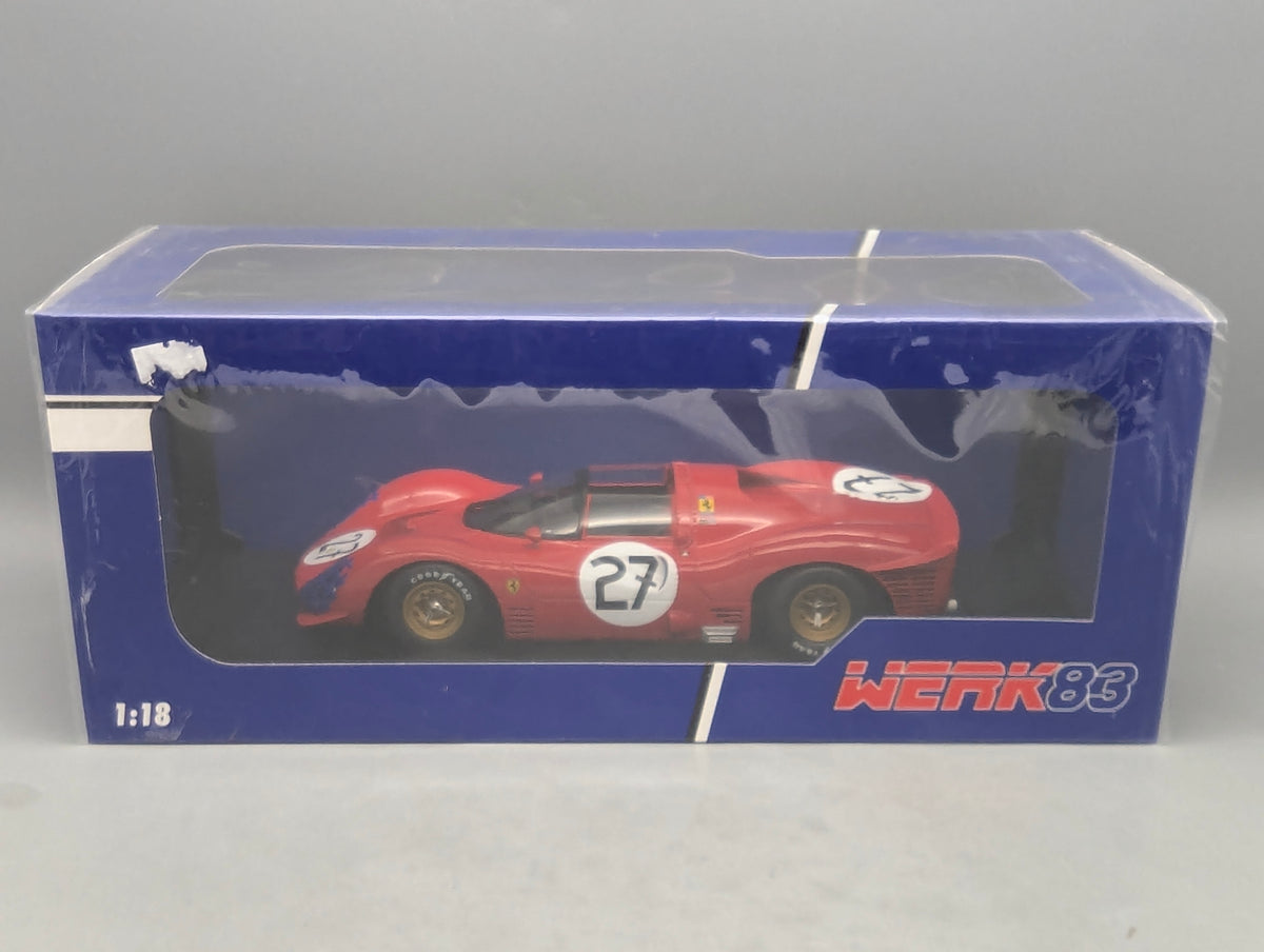 Modellautos 1:18 Werk83 Ferrari 330 P3 Spyder 24h Le Mans 1966 #27 mit OVP