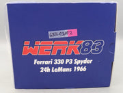 Modellautos 1:18 Werk83 Ferrari 330 P3 Spyder 24h Le Mans 1966 #27 mit OVP