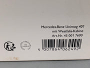 LKW Modelle 1:43 Schuco Mercedes-Benz Unimog 401 Westfalia Kabine OVP