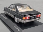 Modellautos 1:43 Minichamps Mercedes Benz 560 SEC 1986 Schwarz mit OVP