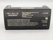 Modellautos 1:43 Minichamps Mercedes Benz 560 SEC 1986 Schwarz mit OVP