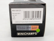 Modellautos 1:43 Minichamps Mercedes Benz 560 SEC 1986 Schwarz mit OVP