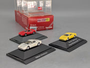 Modellautos 1:87 Herpa Ferrari 3-tlg Set 2x Testarossa 1x 348ts mit Vitrinen