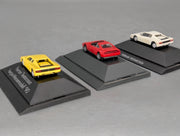 Modellautos 1:87 Herpa Ferrari 3-tlg Set 2x Testarossa 1x 348ts mit Vitrinen